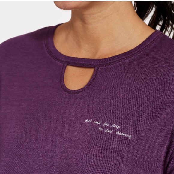 NWOT CALIA “Dont Wait...to Start Dreaming” Tee, M - Picture 2 of 8